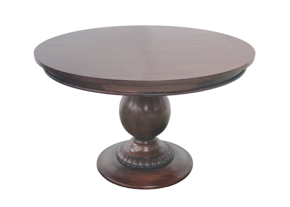 48" Belclaire Pedestal Table (Walnut)