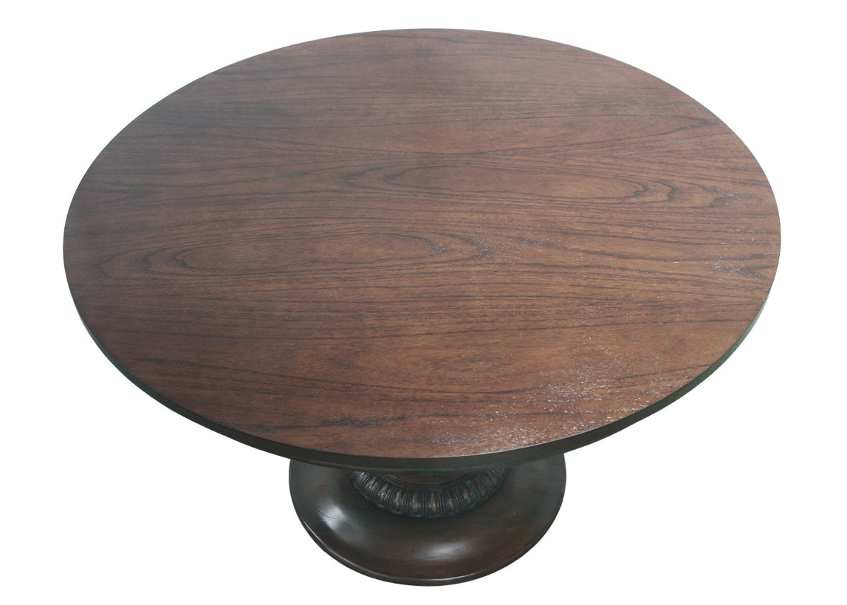 48" Belclaire Pedestal Table (Walnut)
