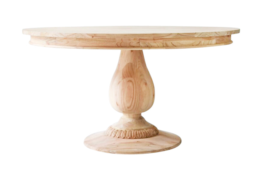 55" Belclaire Pedestal Table (Natural)