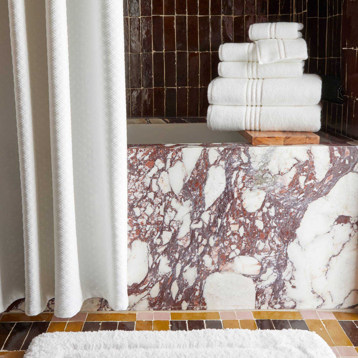 Tiffany Cloud Bath Rug - Caitlin Wilson Design