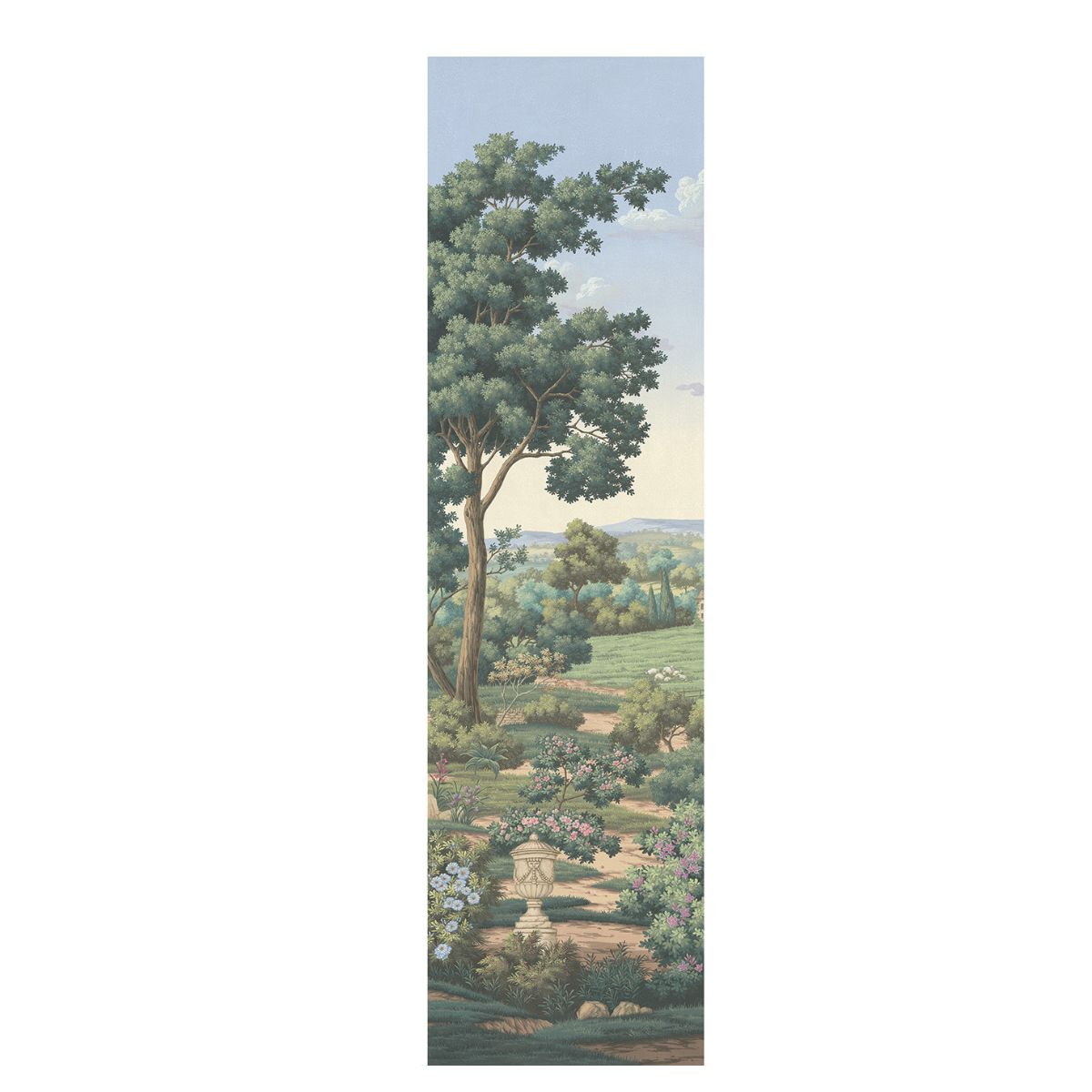 Cotswolds in Antiqued Natural Mural - Caitlin Wilson Design