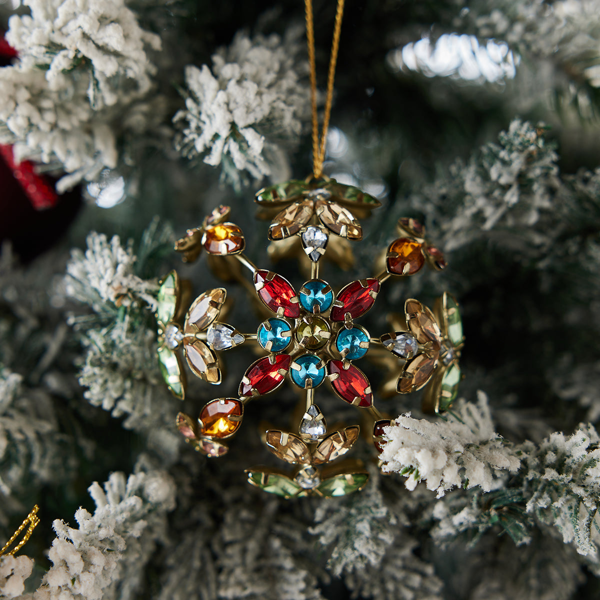 Crown Jewel Metal Orb Ornament - Caitlin Wilson Design