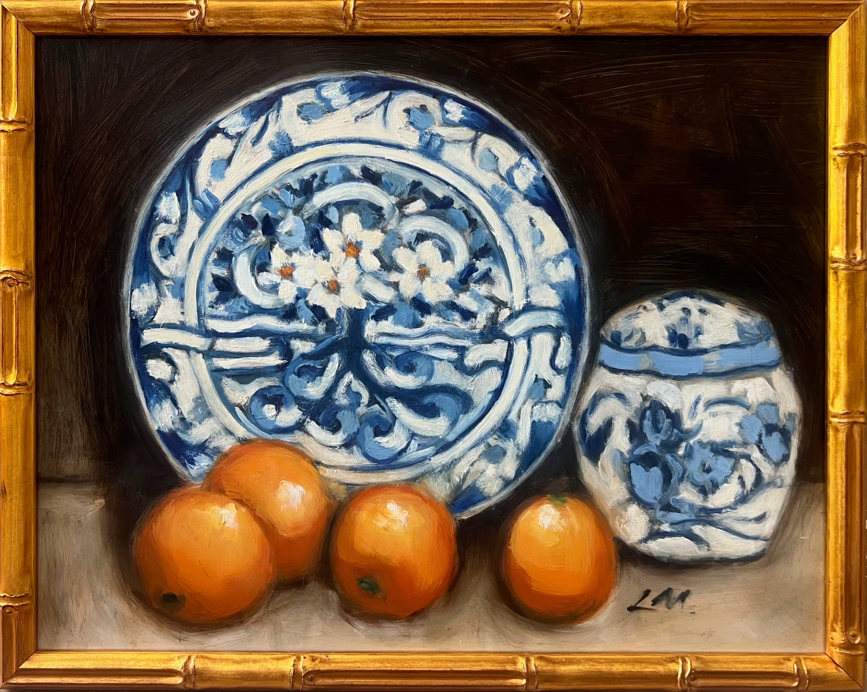 Delftware with Oranges - Caitlin Wilson Design