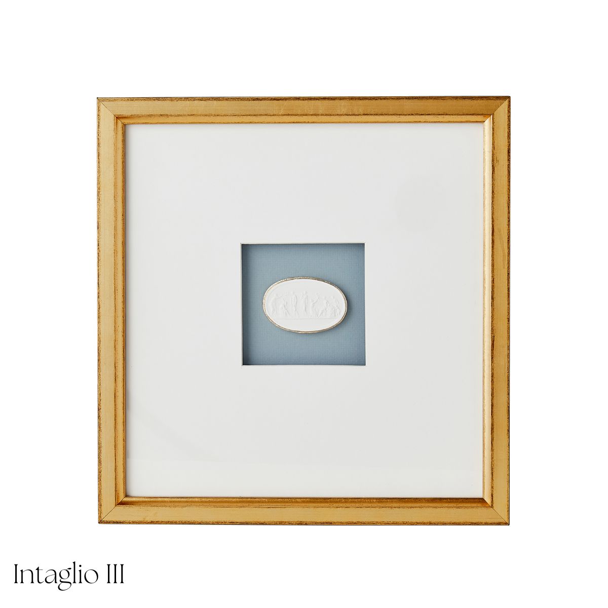 Blue Framed Intaglio - Caitlin Wilson Design