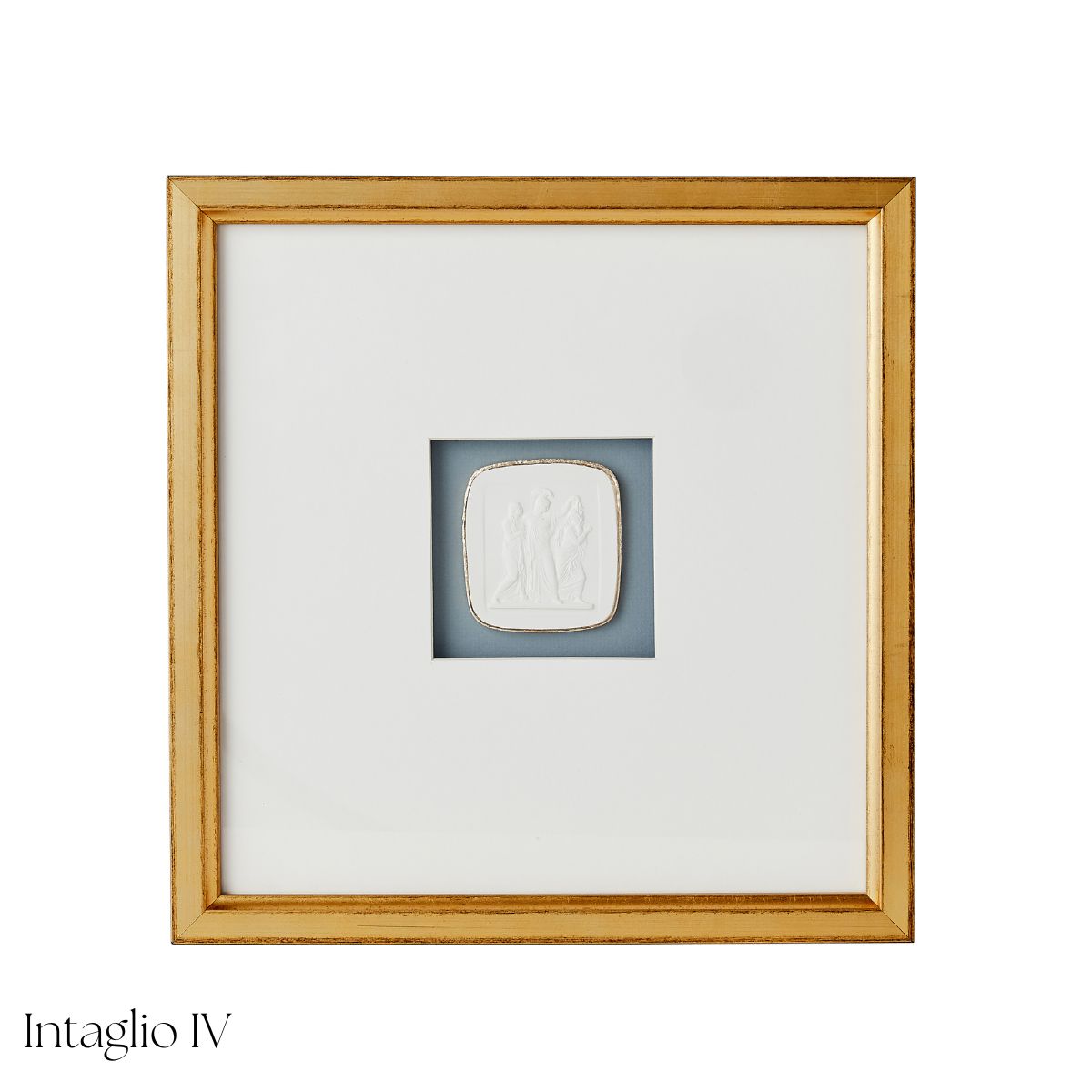 Blue Framed Intaglio - Caitlin Wilson Design