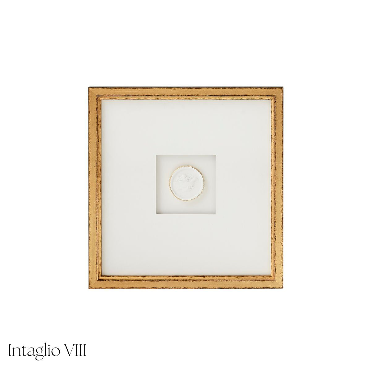 White Framed Intaglio - Caitlin Wilson Design