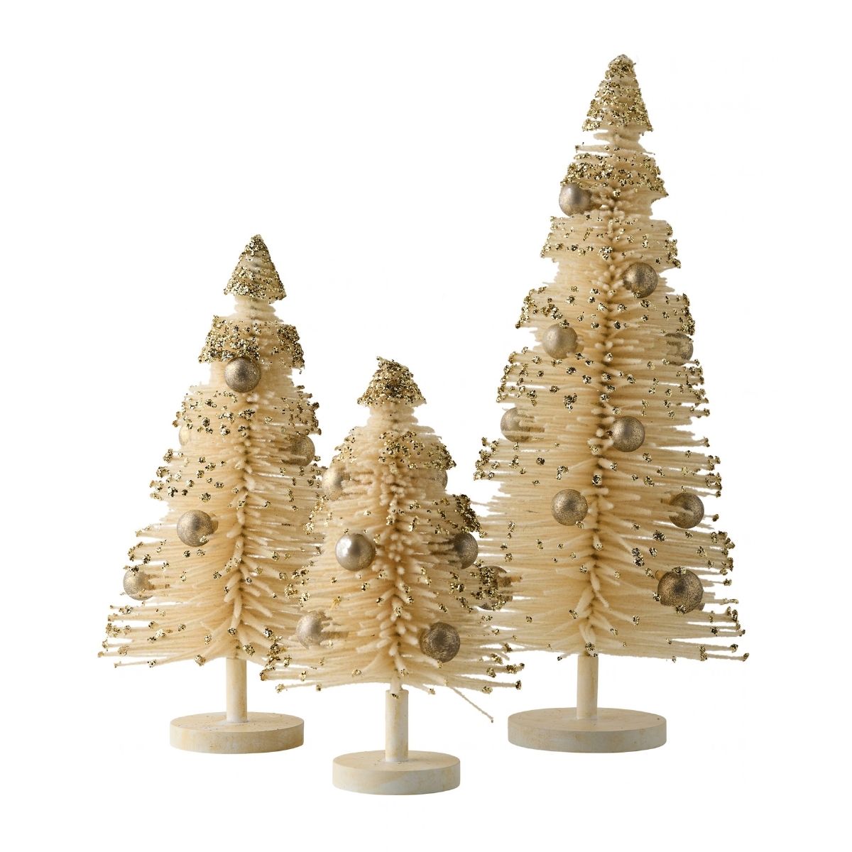 Frosted Fir Tree Set of 3 - Caitlin Wilson Design