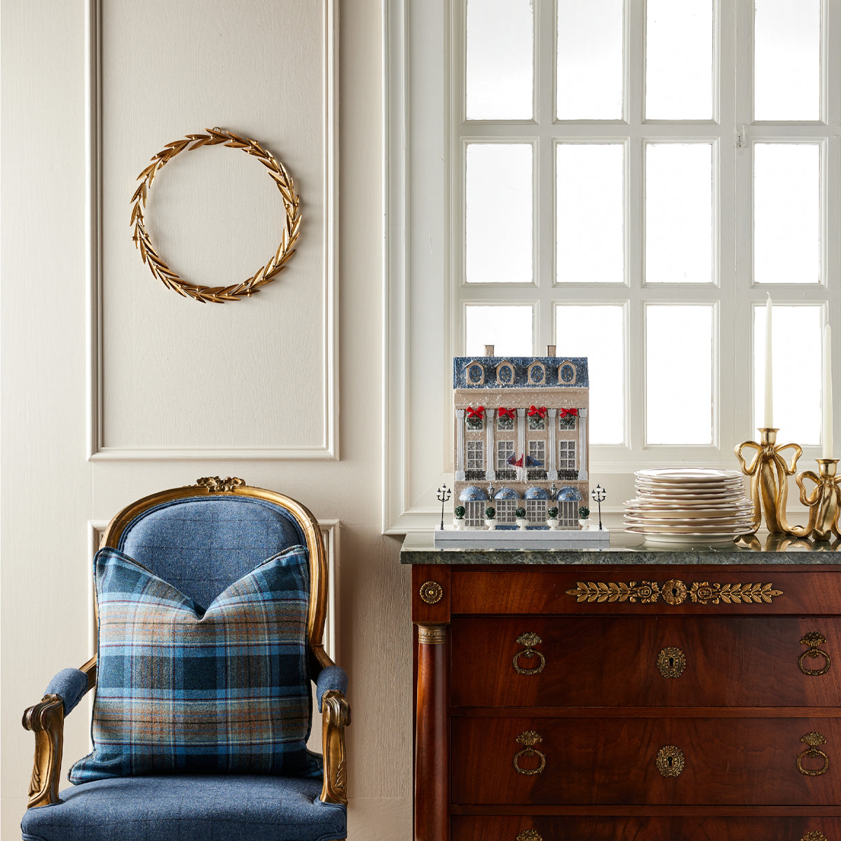 Metal Mistletoe Wreath - Caitlin Wilson Design