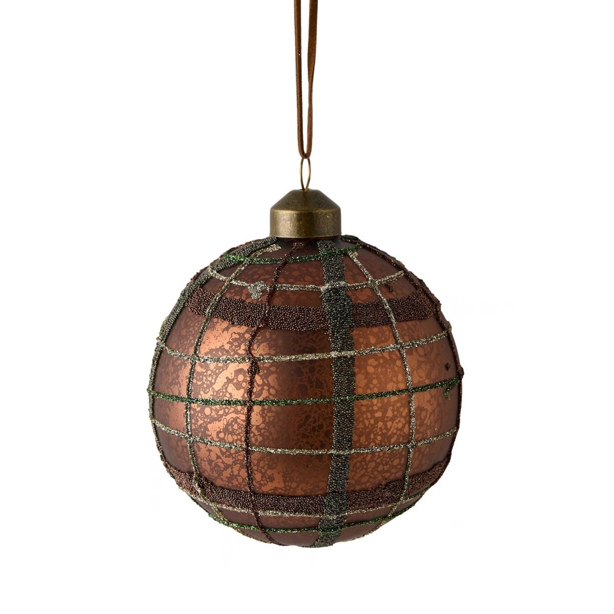 Heritage Plaid Ornament Trio - Caitlin Wilson Design