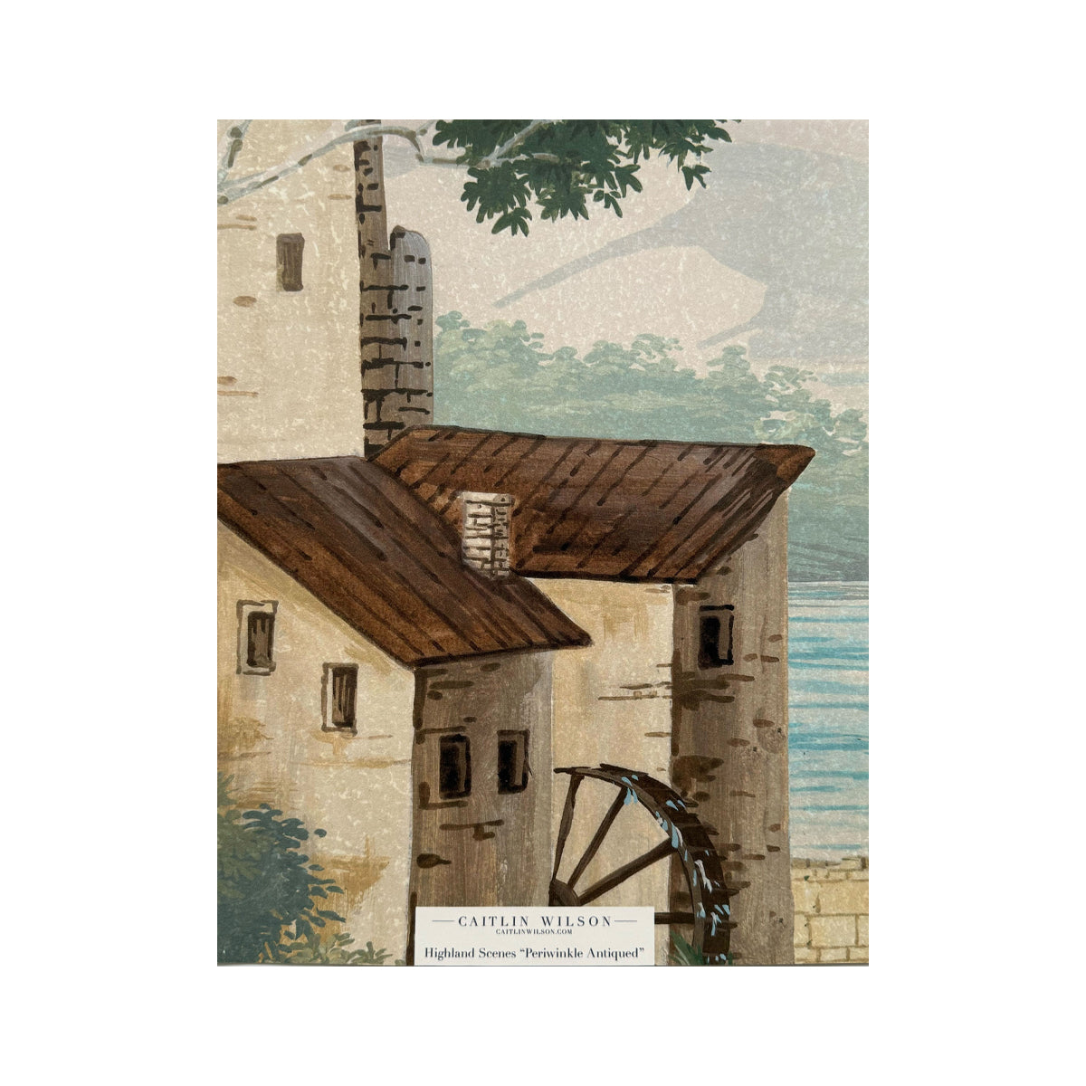 Highland Scene Mural Swatch