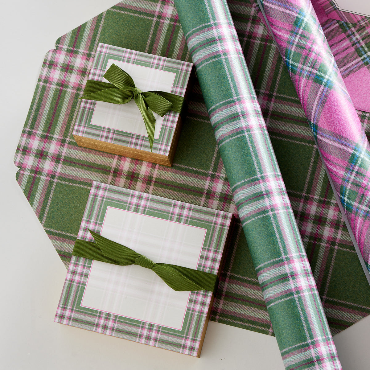 Ivy Plaid Luxe Notepad Large