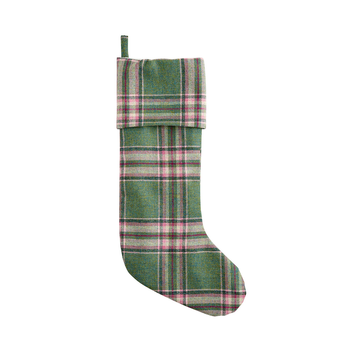 Ivy Plaid Wool Stocking - Caitlin Wilson Design