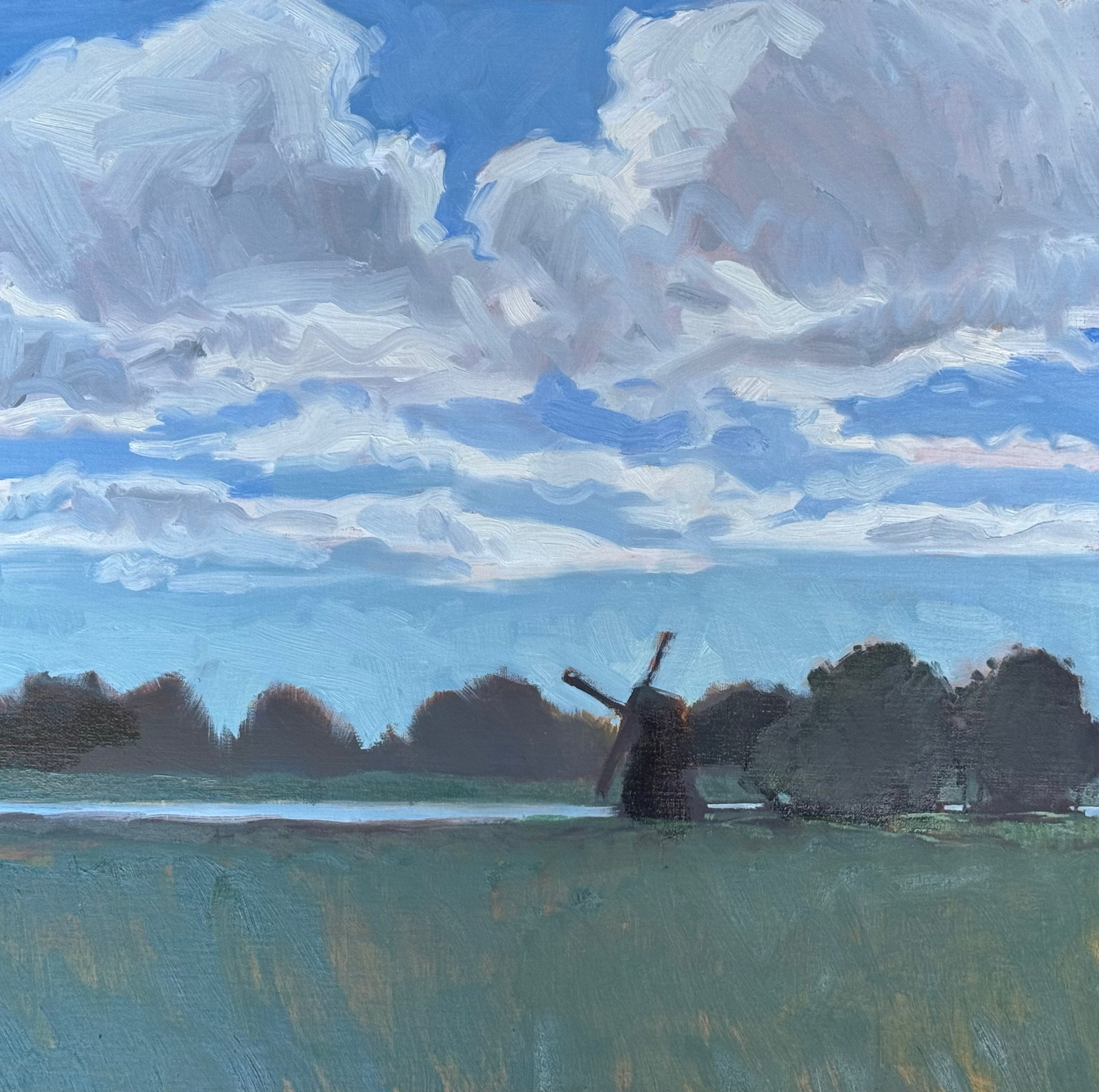 Windmill along the Canal - Caitlin Wilson Design