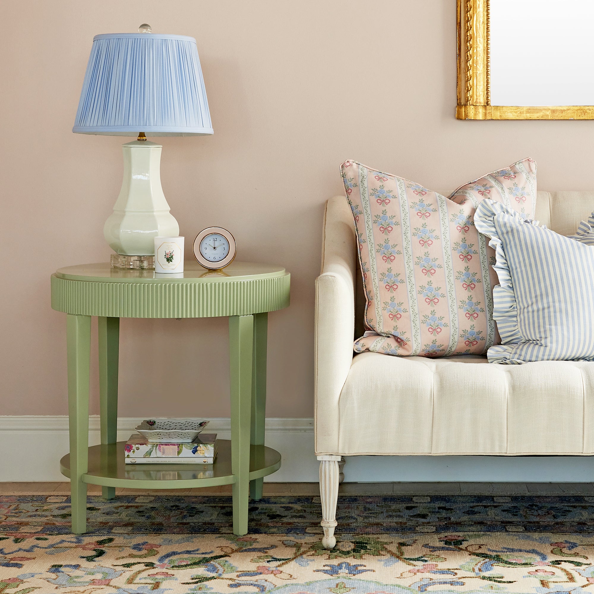 Kennedy End Table in Salisbury Green