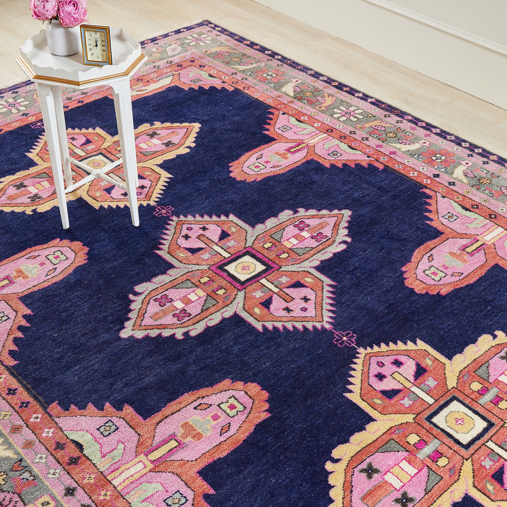 Kismet Rug in Navy
