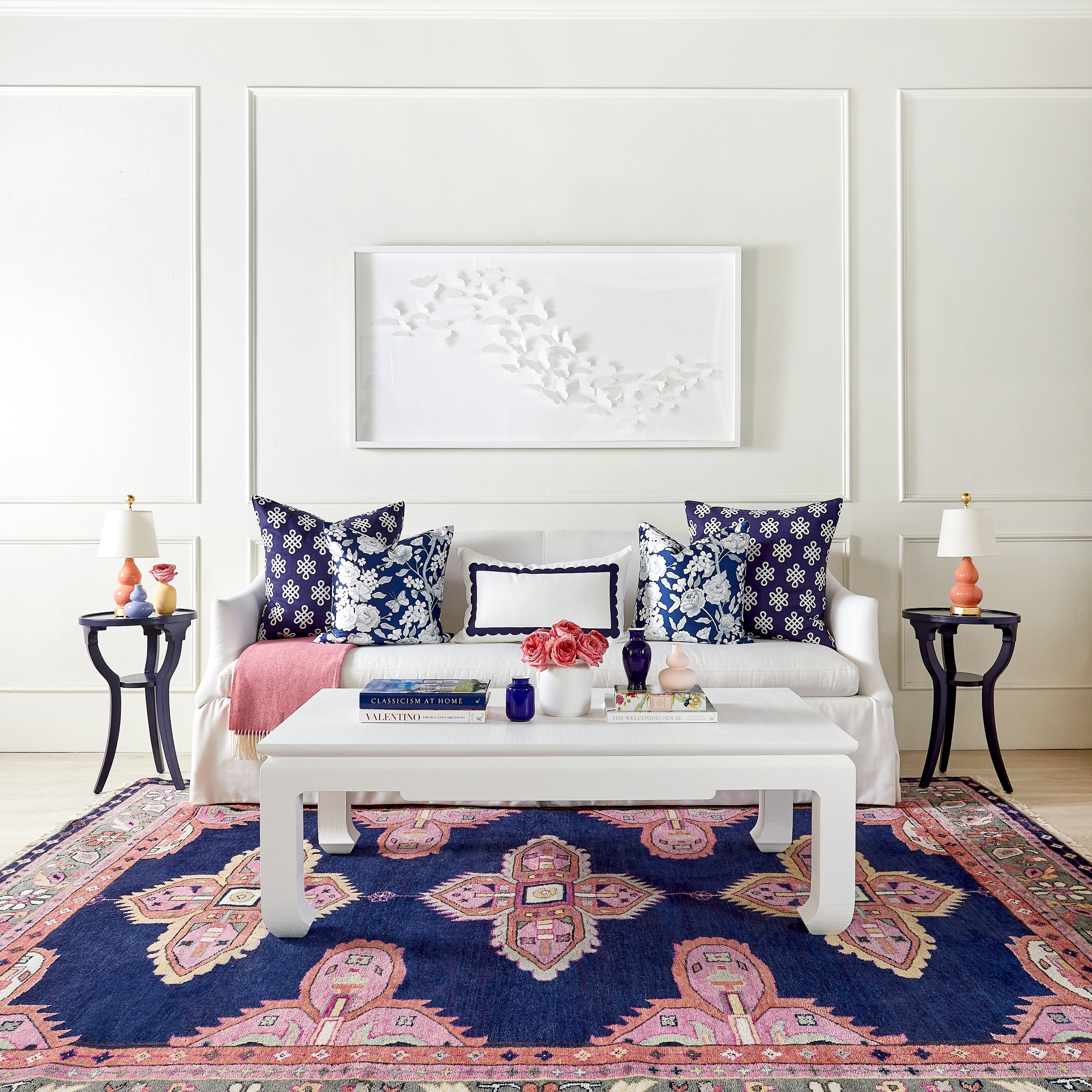 Kismet Rug in Navy