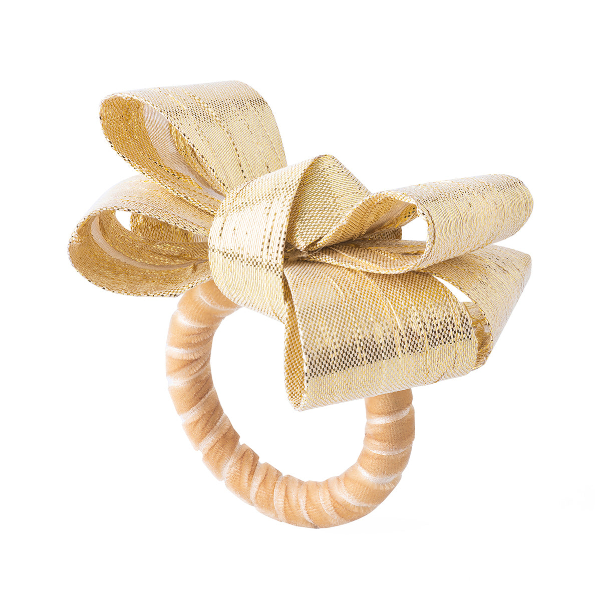 Tuxedo Napkin Ring- Gold - Caitlin Wilson Design