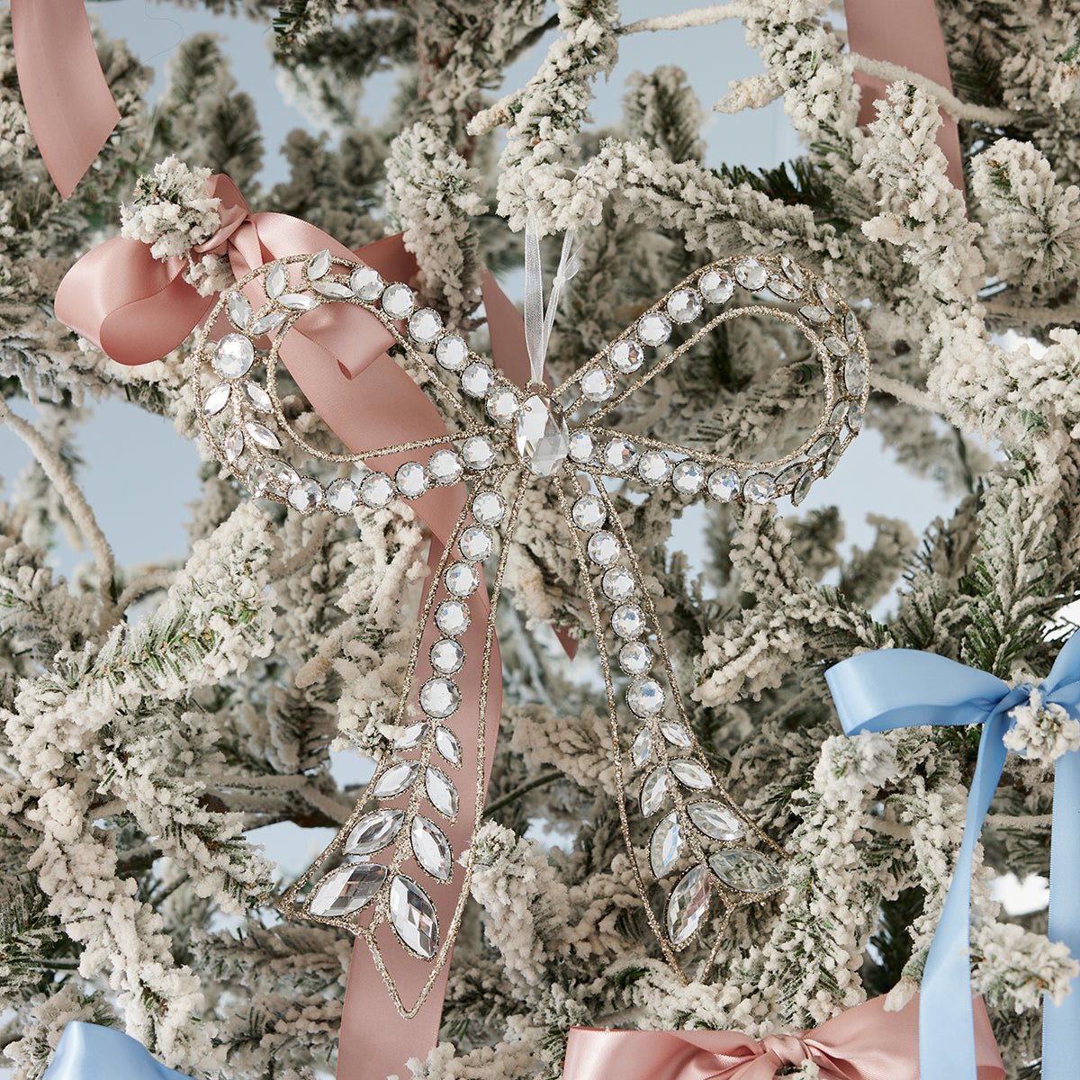 Large Bejeweled Bow Ornament