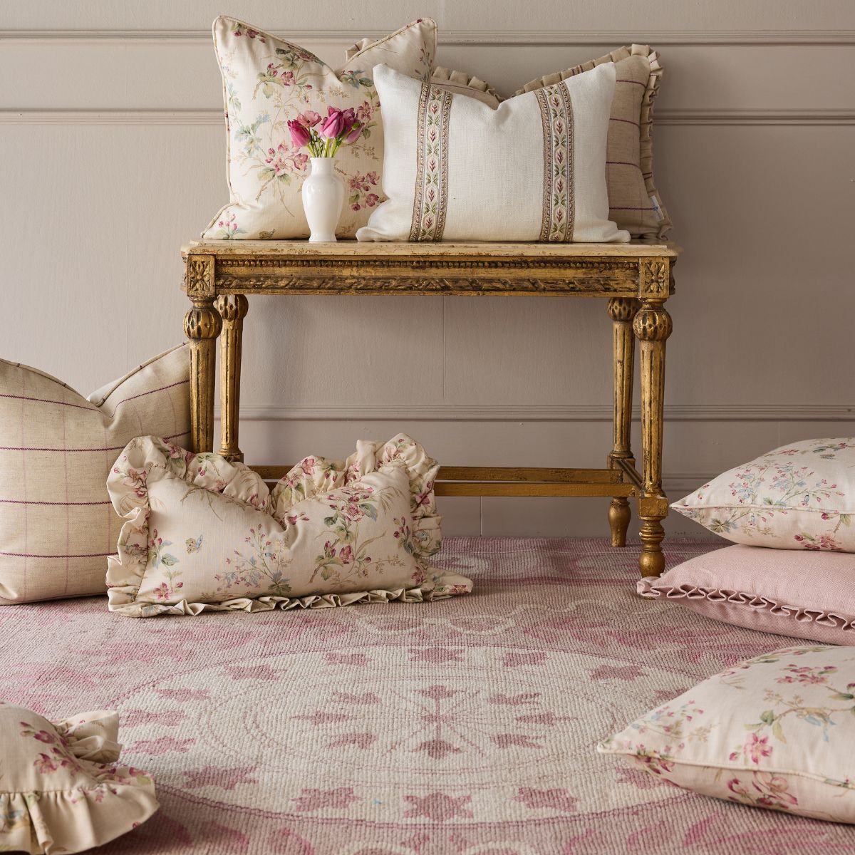 Louisa Frill Pillow Cover - Caitlin Wilson Design