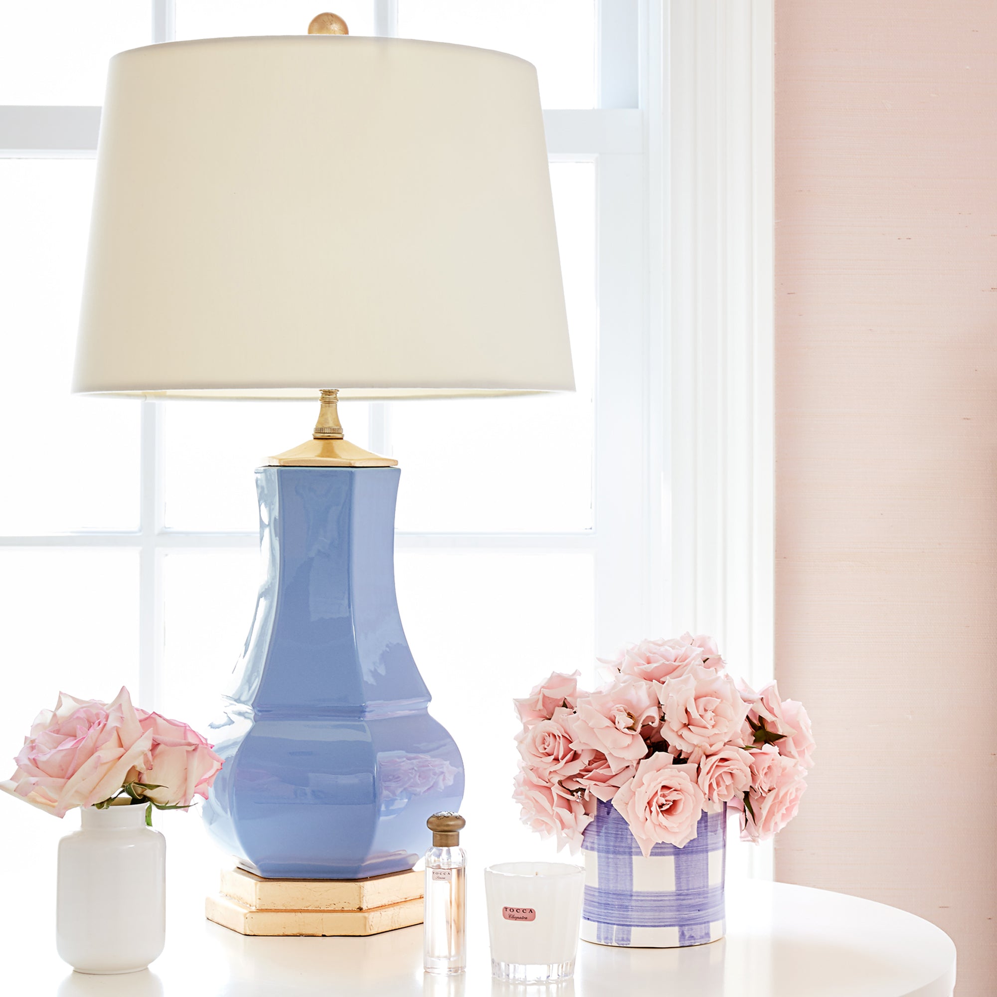 Lucille Lamp in French Blue