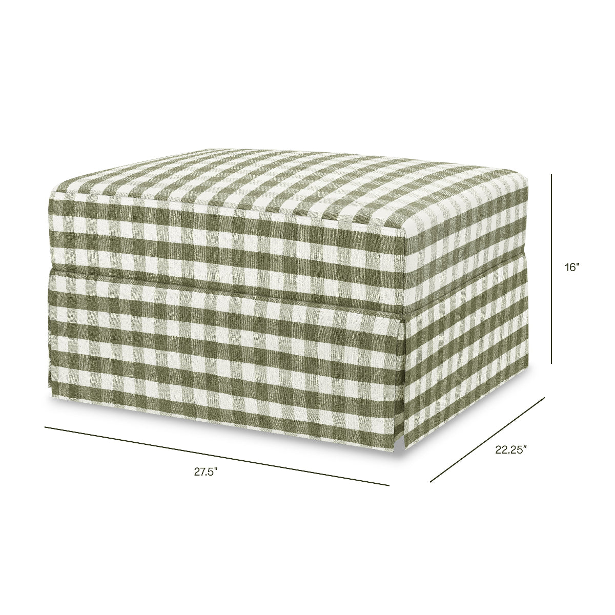 Crawford Gliding Ottoman - Caitlin Wilson Designs