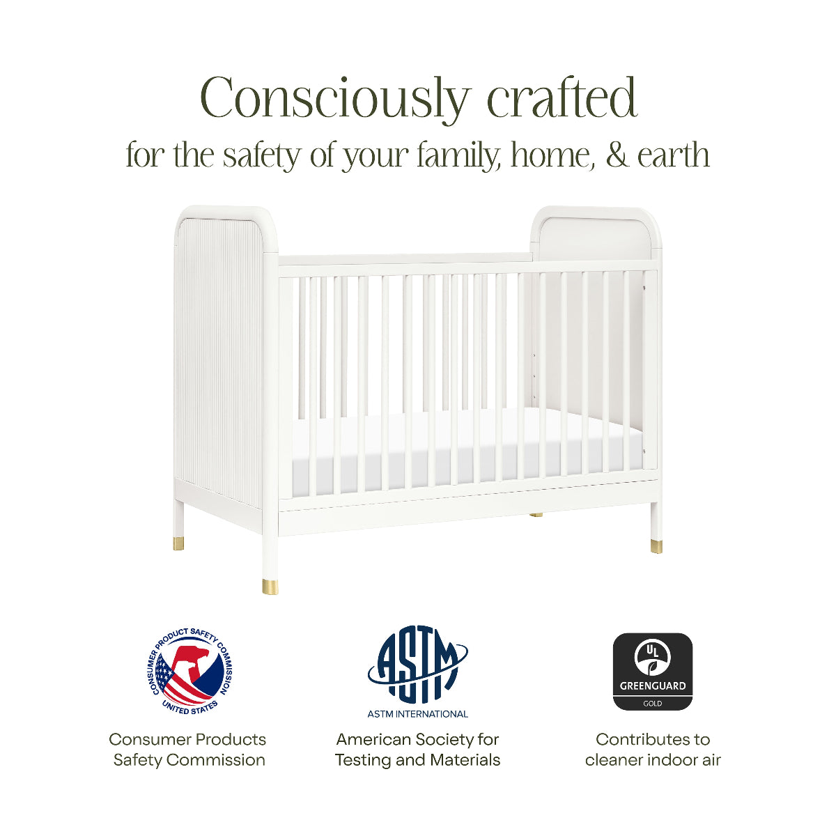Brimsley Tambour 3-in-1 Convertible Crib - Caitlin Wilson Designs