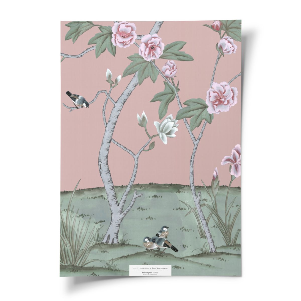 Kensington in Latte Mural - Caitlin Wilson Design