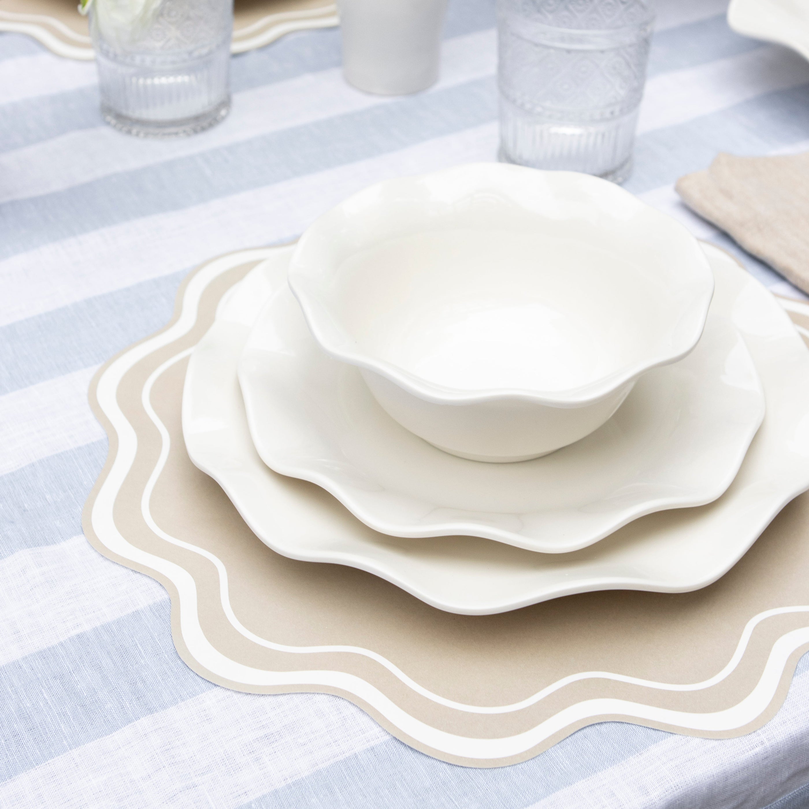 Melamine 3pc Place Setting