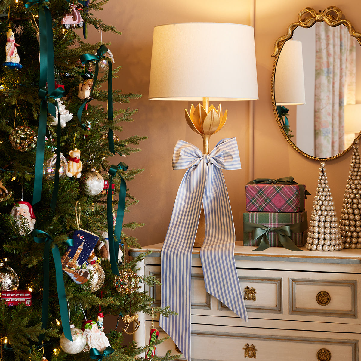 Noelle French Blue Ribbon Strip