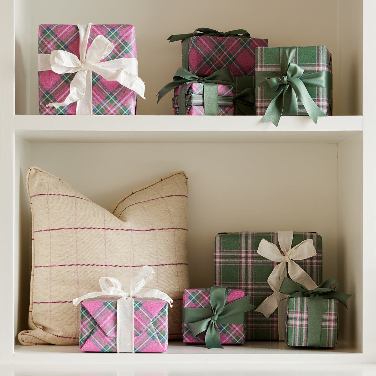 Primrose Plaid Gift Wrap