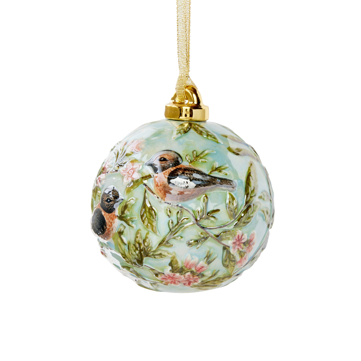 Robin Porcelain Ball Ornament - Caitlin Wilson Design
