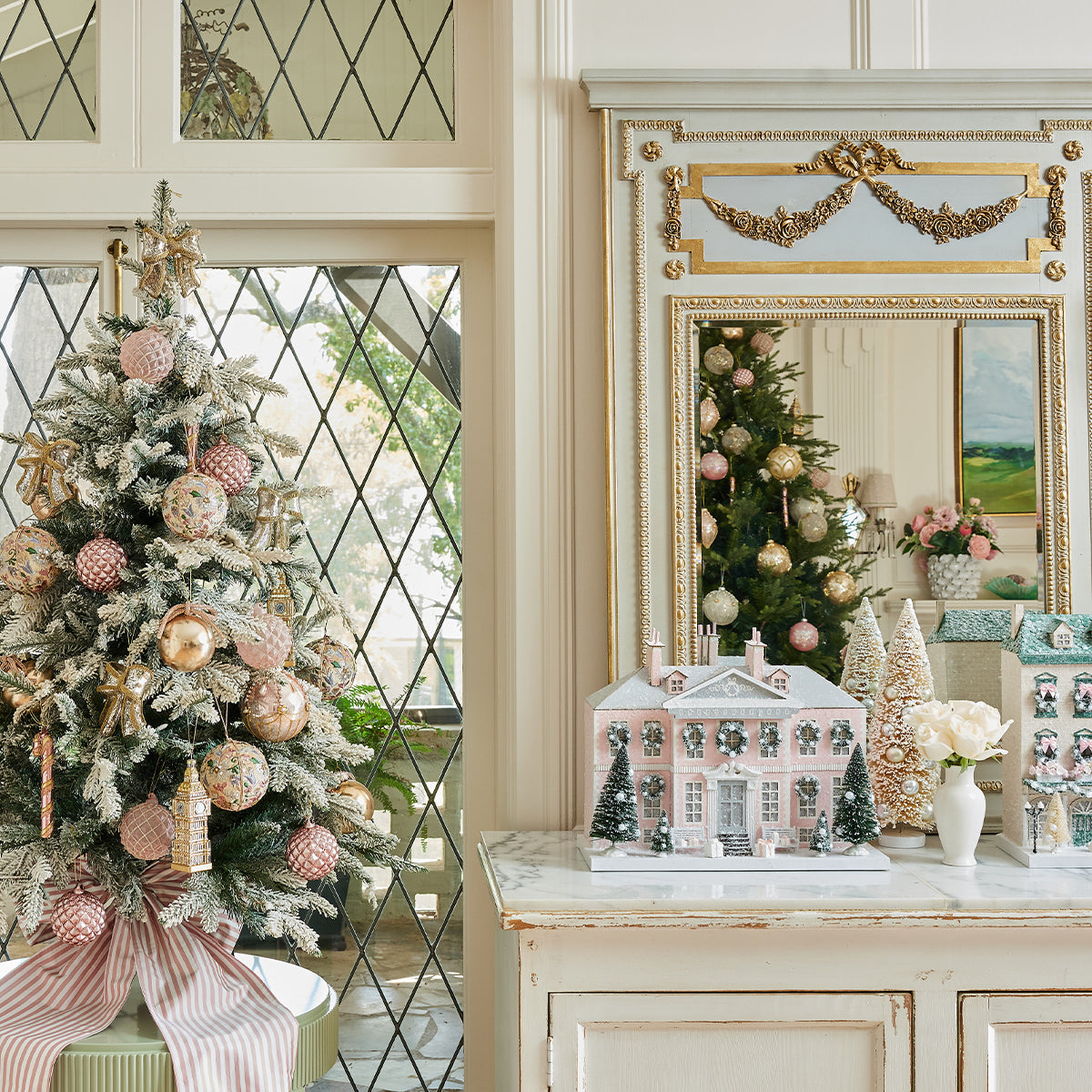 Regency Gilded Panel Mirror- Caitlin Wilson Design