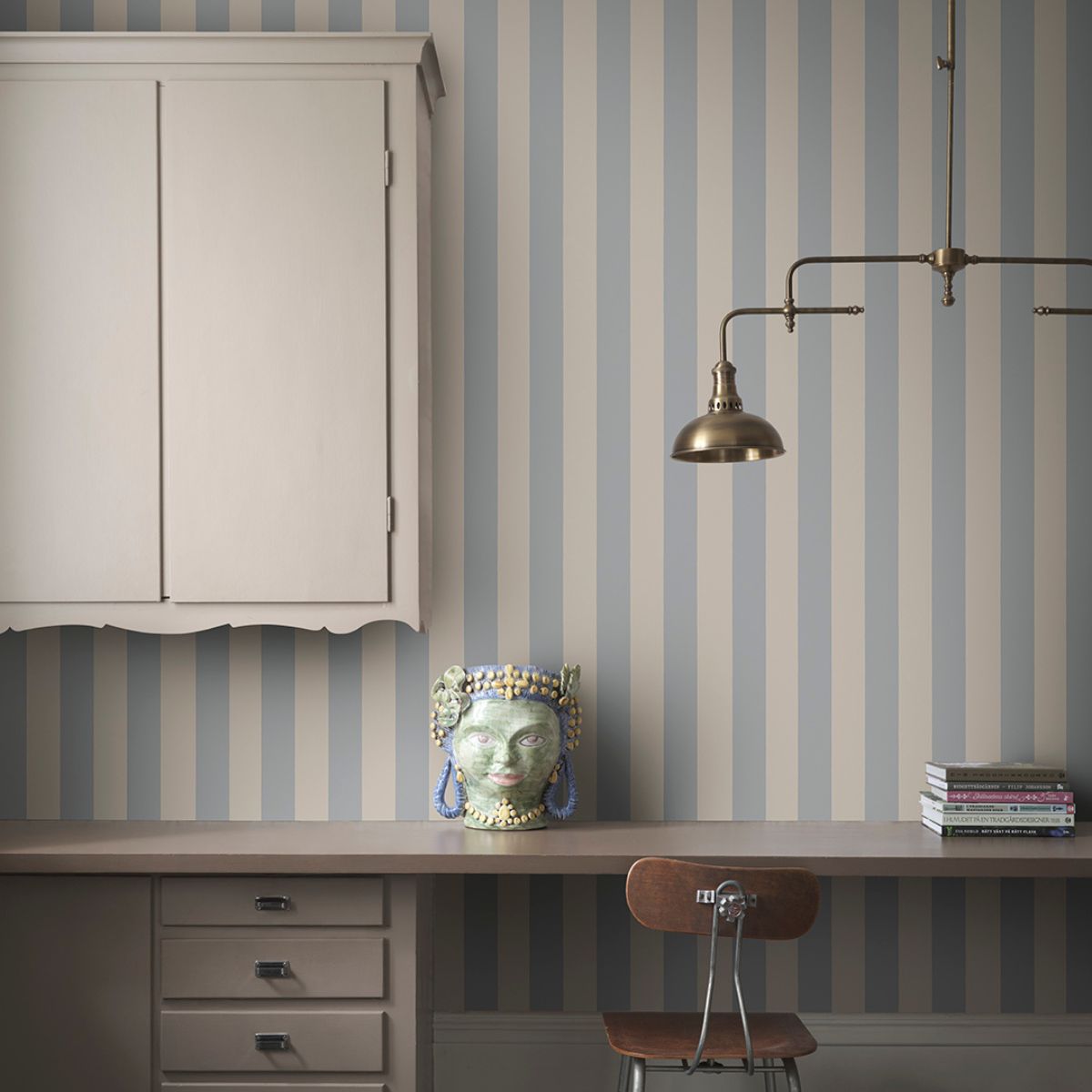 Sam in Light Blue Sandberg Wallpaper - Caitlin Wilson Design