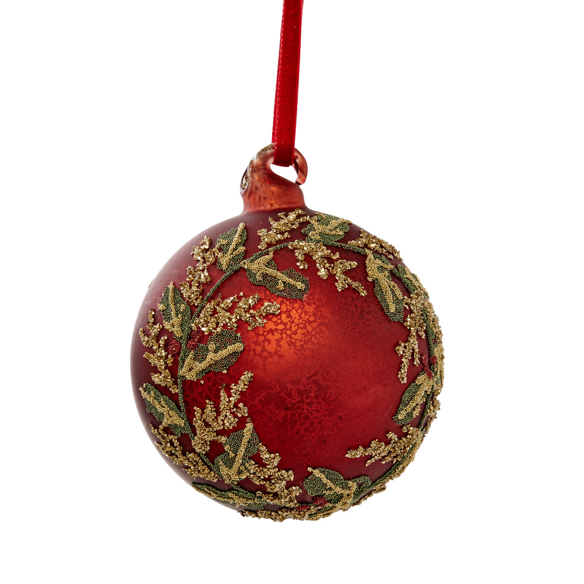 Scarlet Wreath Ornament - Caitlin Wilson Design