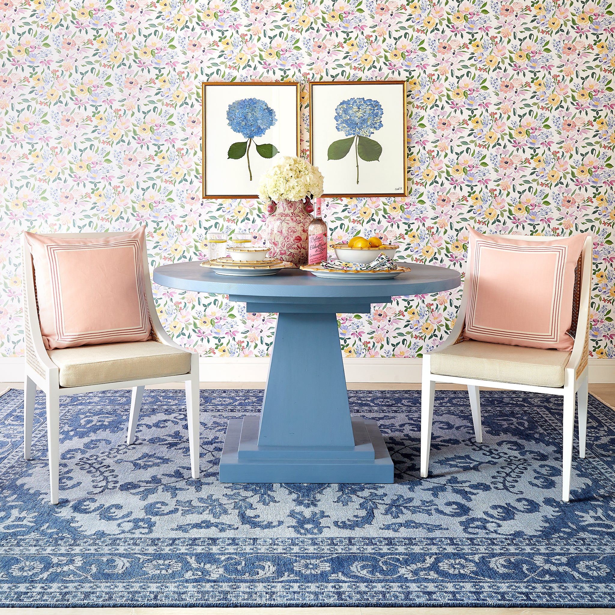 Simone Rug in Indigo | Persian Area Rug | Caitlin Wilson