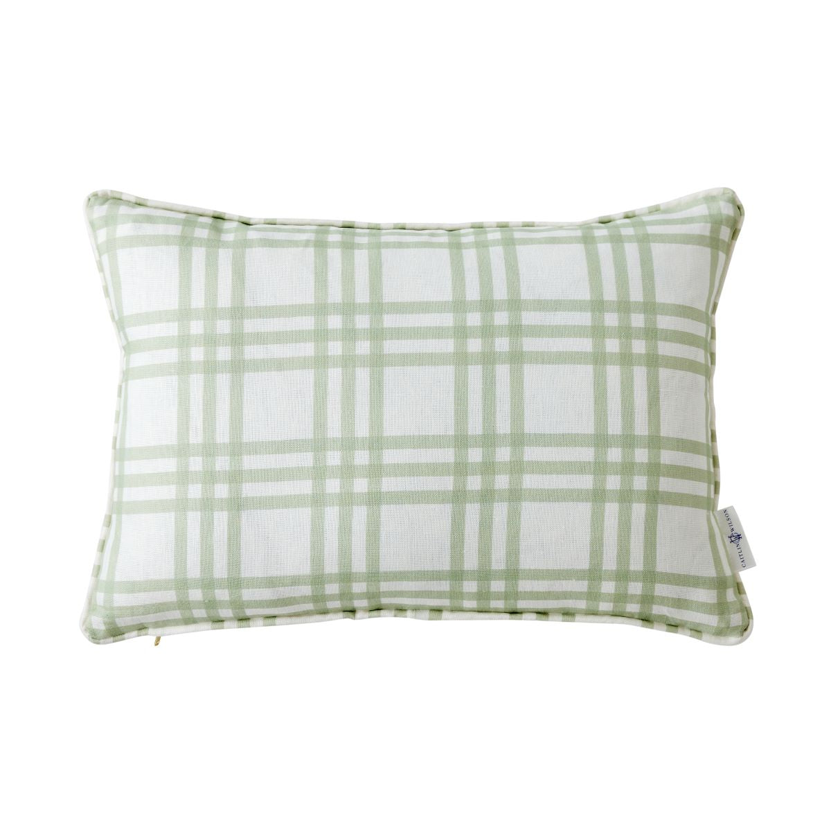 Teddy Plaid in Green Pillow Cover - Caitlin Wilson Design