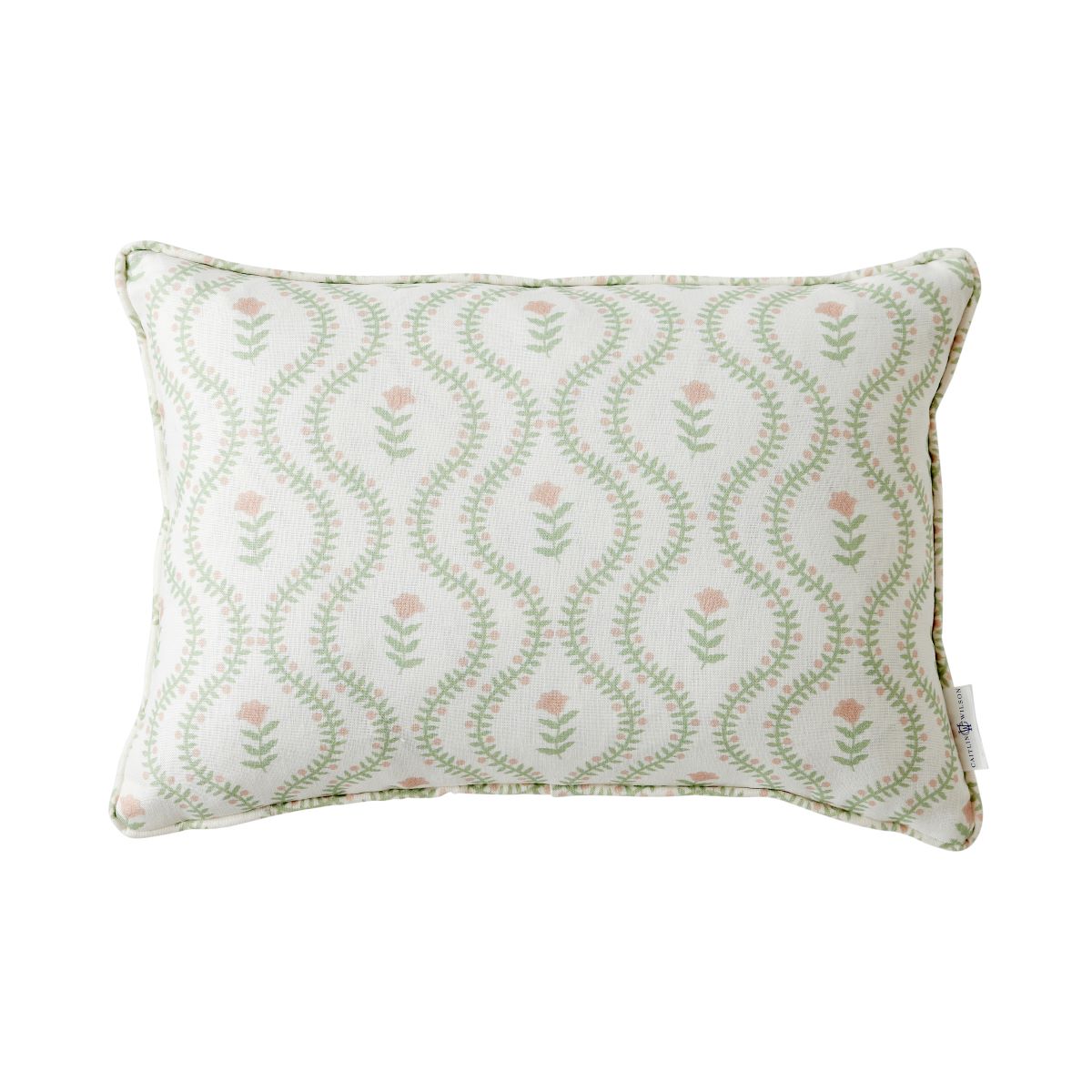 Stella Trellis Floral Pillow Cover - Caitlin Wilson Design