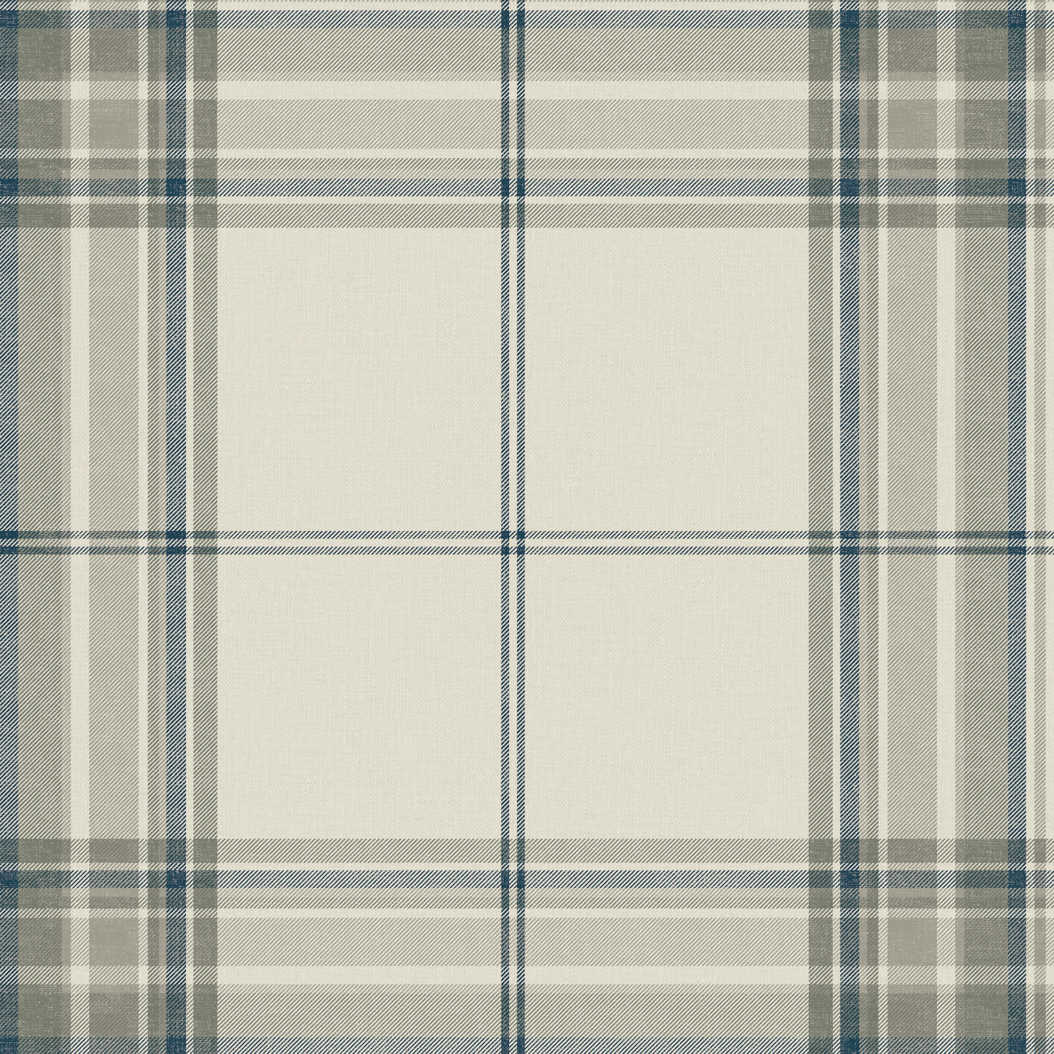 Princeton Plaid Wallpaper in Moss - Caitlin Wilson Designs