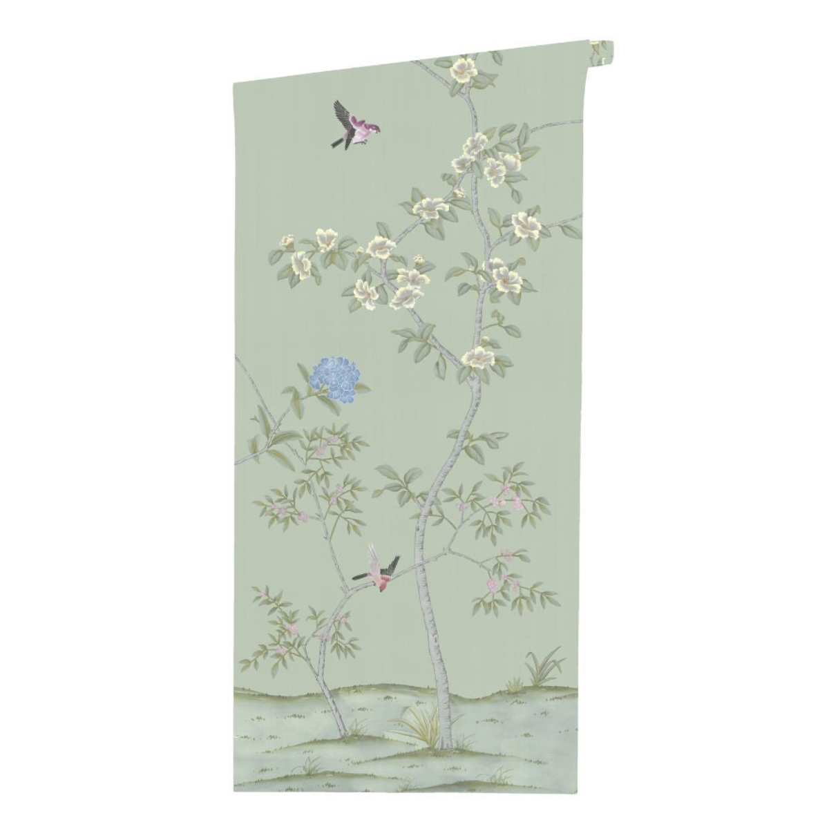 Nicola's Garden Chinoiserie Mural - Caitlin Wilson Design