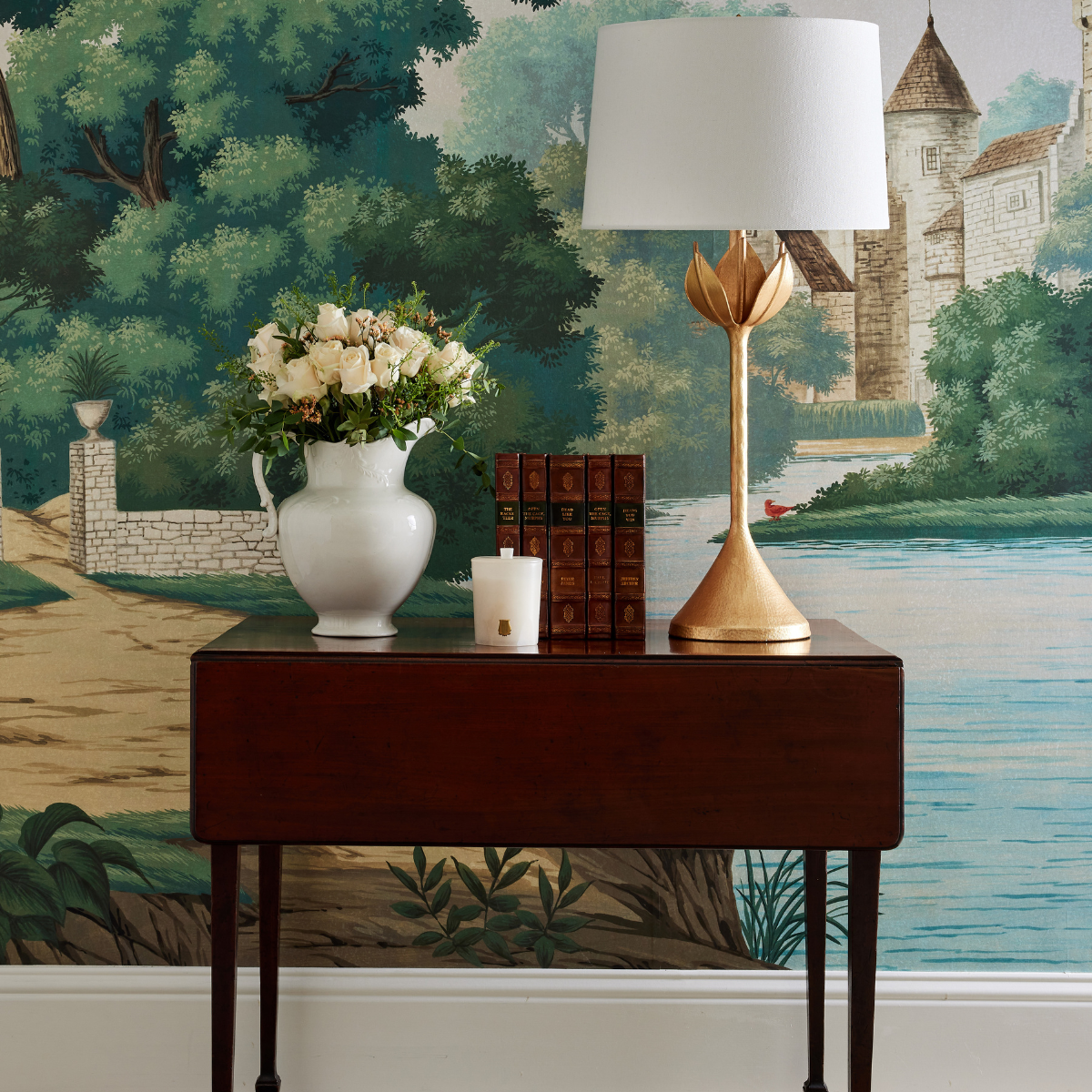 Aberdeen Set of Leatherbound Books - Caitlin Wilson Design