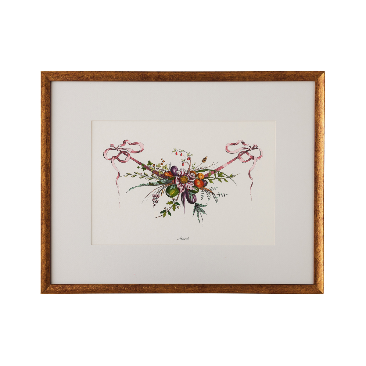 Floral Month Print - March - Caitlin Wilson Design