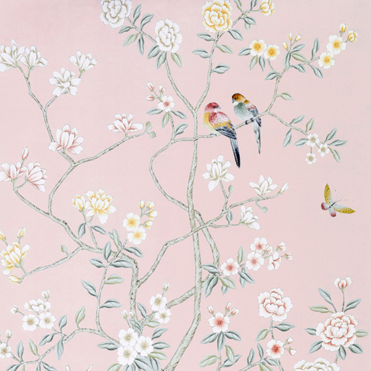 Colchester in Blush Mural Swatch