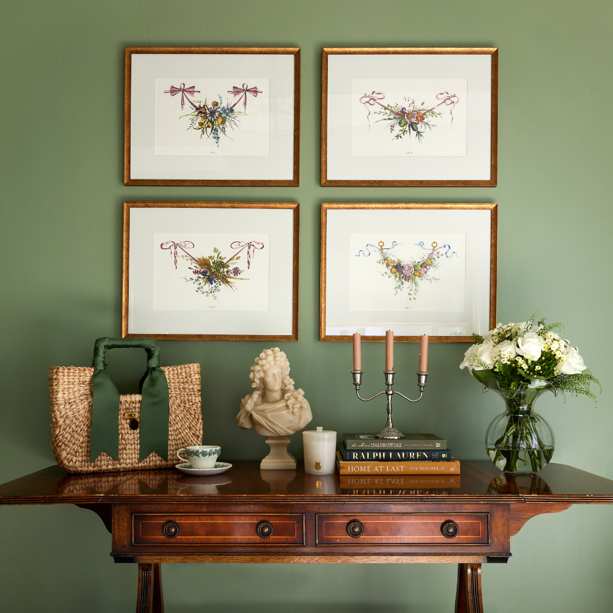 Floral Month Print - August - Caitlin Wilson Design