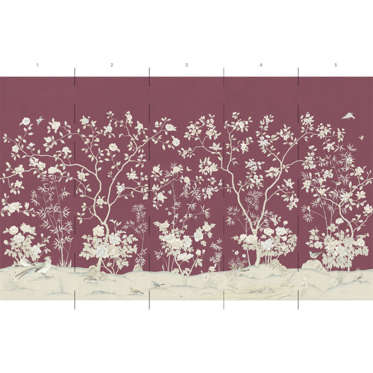 Vincennes in Romance Mural - Caitlin Wilson Design
