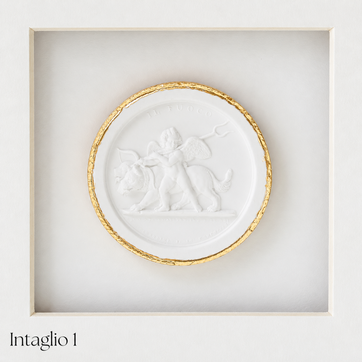 White Framed Intaglio