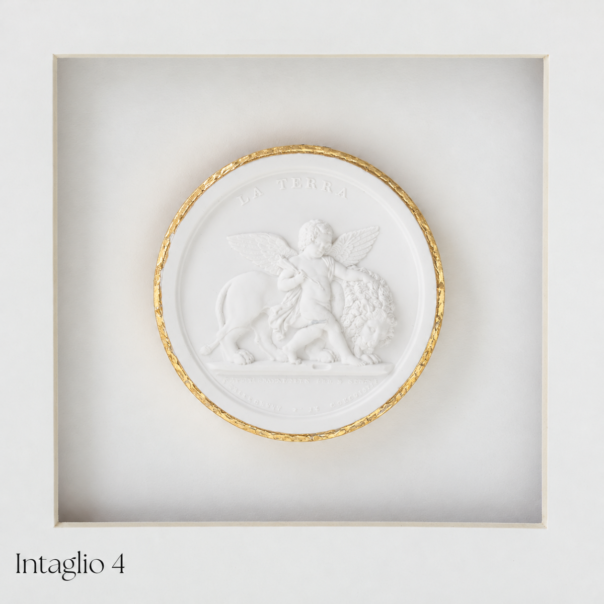 White Framed Intaglio