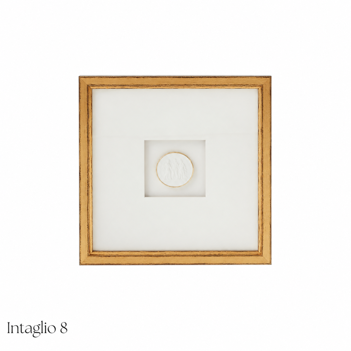 White Framed Intaglio