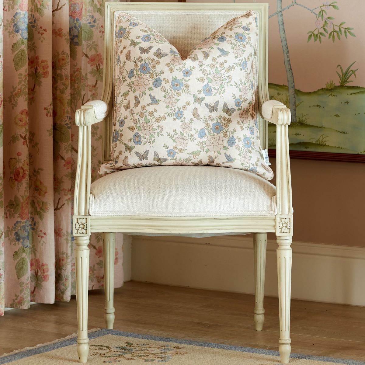 Woodland Floral Pillow Cover - Caitlin Wilson Design