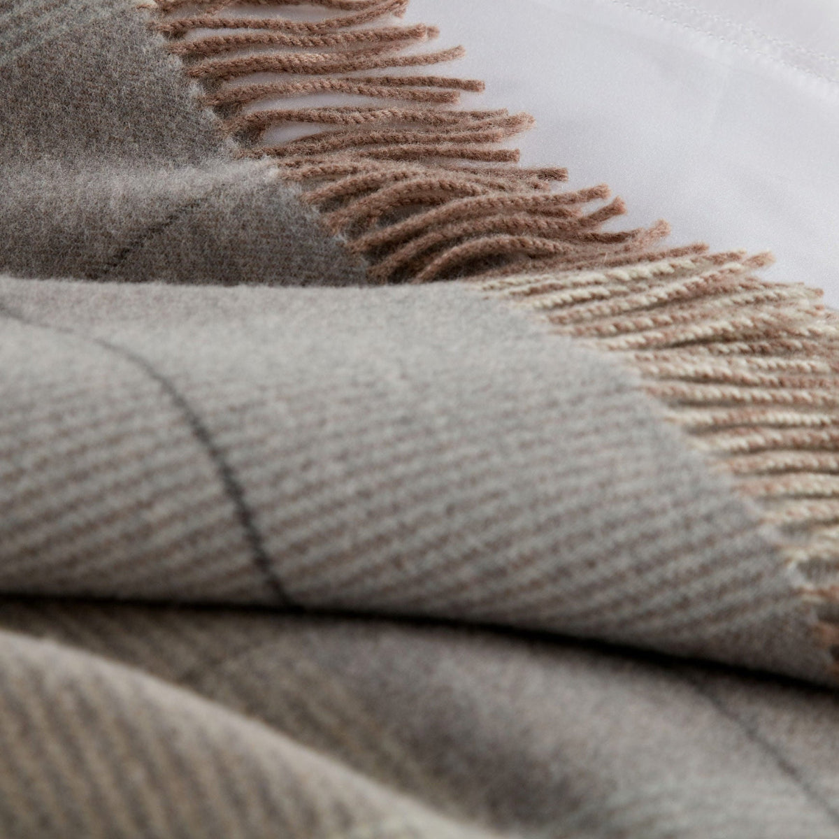 York Merino Wool Plaid Throw Blanket - Caitlin Wilson Design