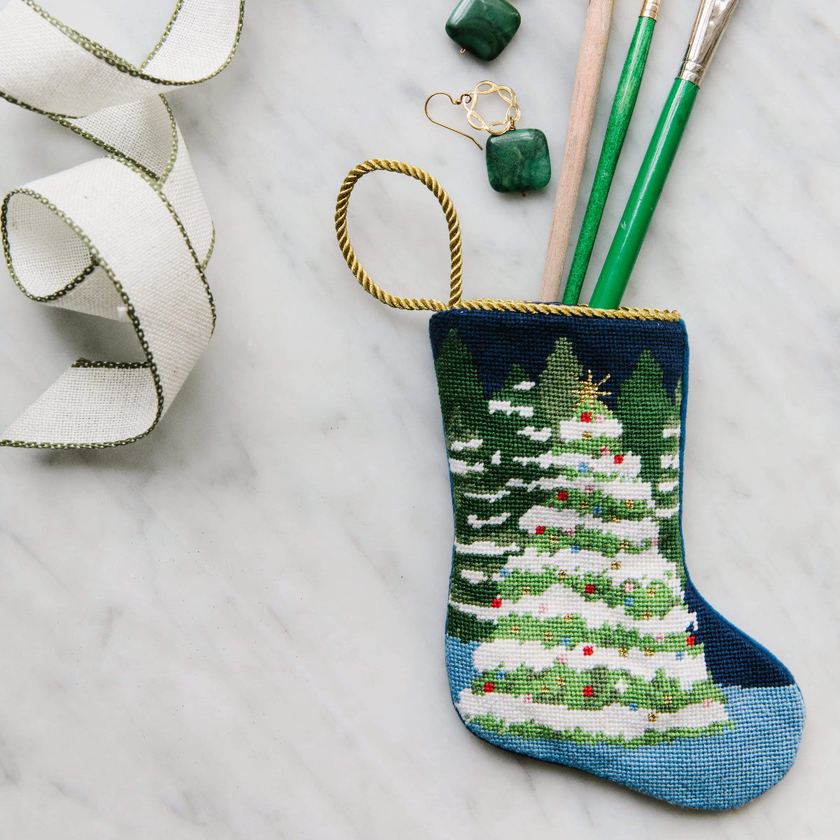 Winter Wonderland Bauble Stocking
